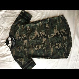 F21 Camouflage Jersey t shirt
